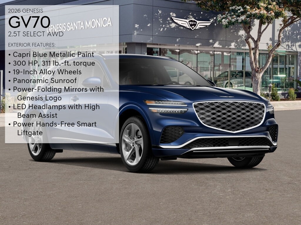New 2026 Genesis GV70 2.5T Select SUV