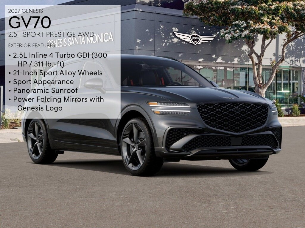 New 2027 Genesis GV70 2.5T Sport Prestige SUV