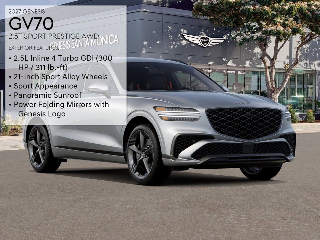 New 2027 Genesis GV70 2.5T Sport Prestige SUV