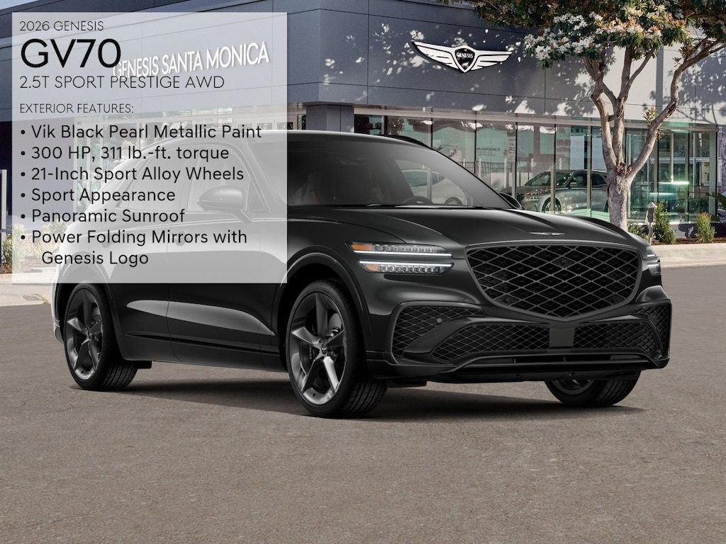 New 2026 Genesis GV70 2.5T Sport Prestige AWD SUV