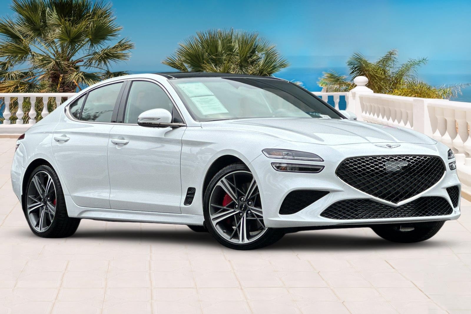Certified 2025 GENESIS G70 Sport Advanced with VIN KMTG54SE3SU146096 for sale in Santa Monica, CA