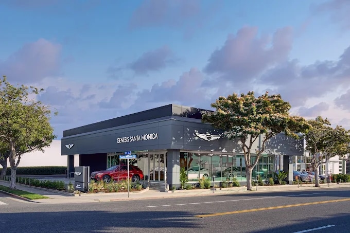 The front facade of our Genesis dealership
