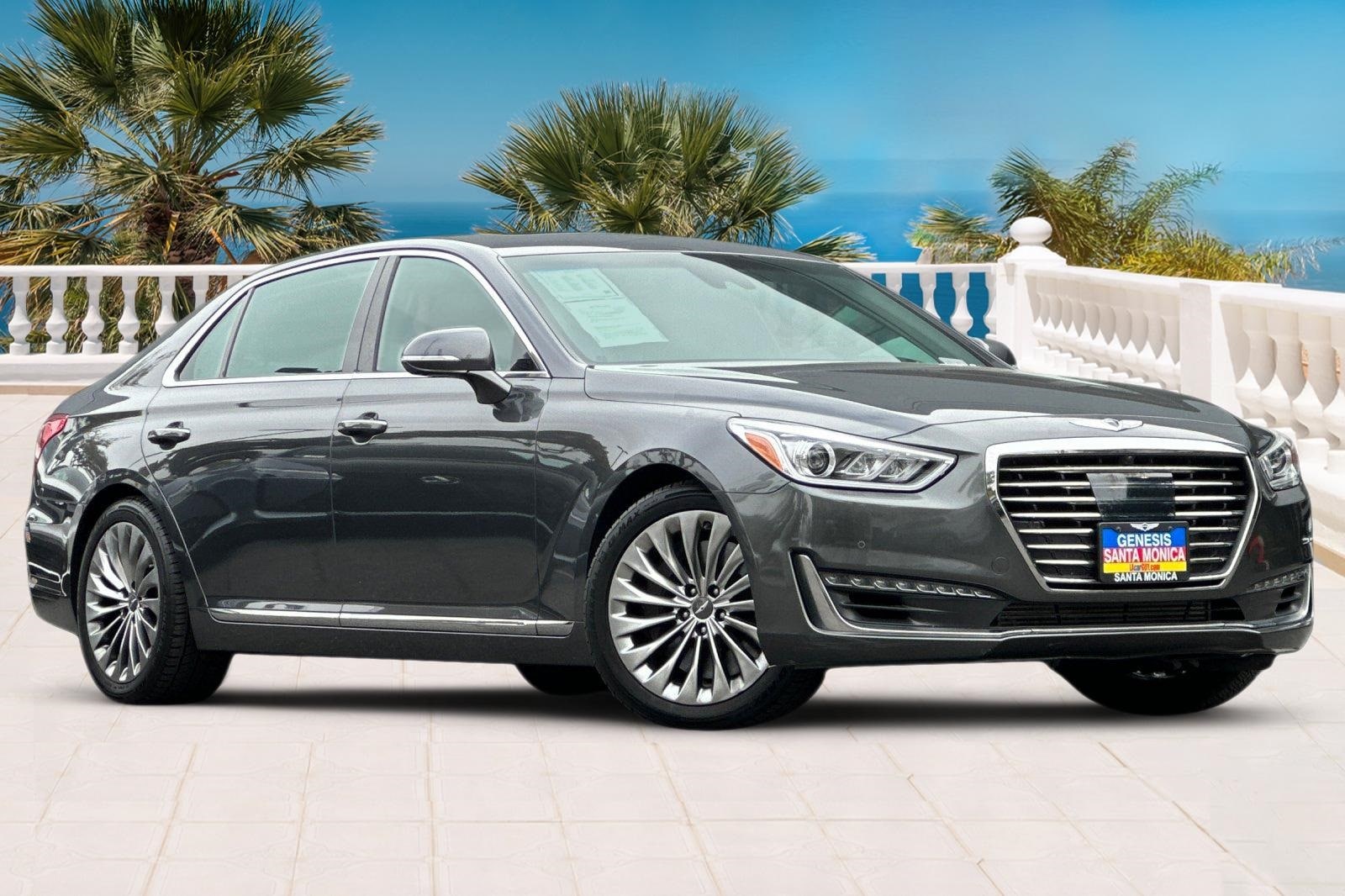Used 2019 GENESIS G90 Premium with VIN KMHG34JA4KU053246 for sale in Santa Monica, CA