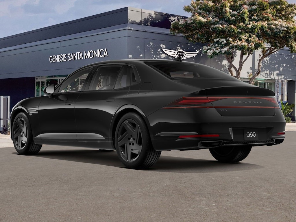 New 2026 Genesis G90 3.5T E-SC Mhev Prestige Black Sedan