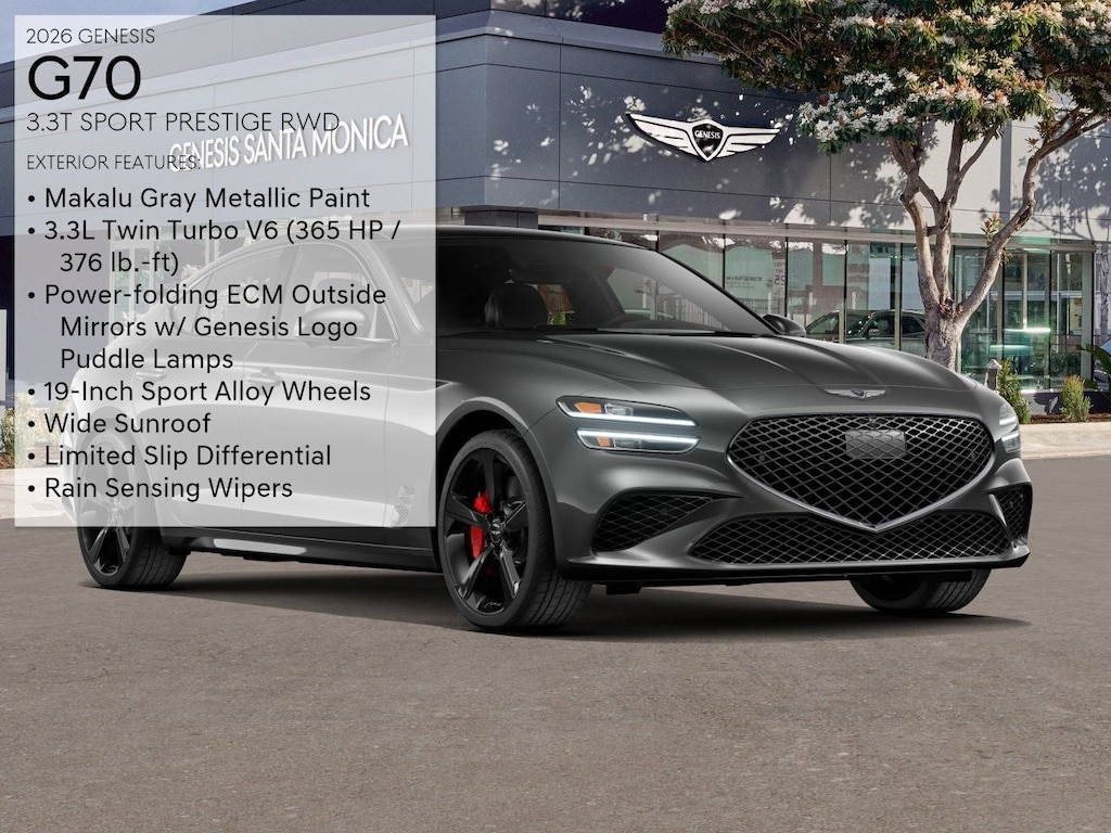 New 2026 Genesis G70 3.3T Sport Prestige Sedan