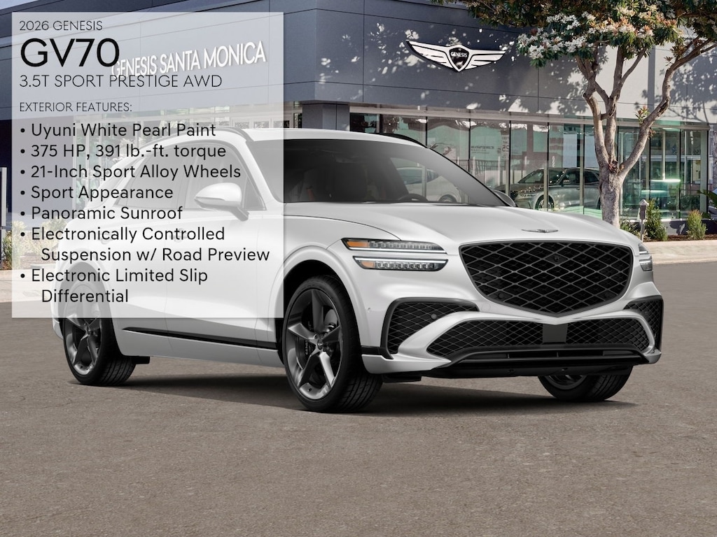 2026 Genesis GV70 3.5T Sport Prestige photo 3