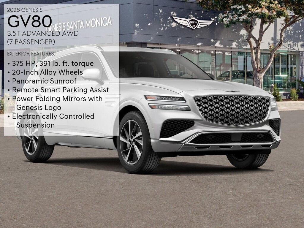 New 2026 Genesis GV80 3.5T Advanced SUV