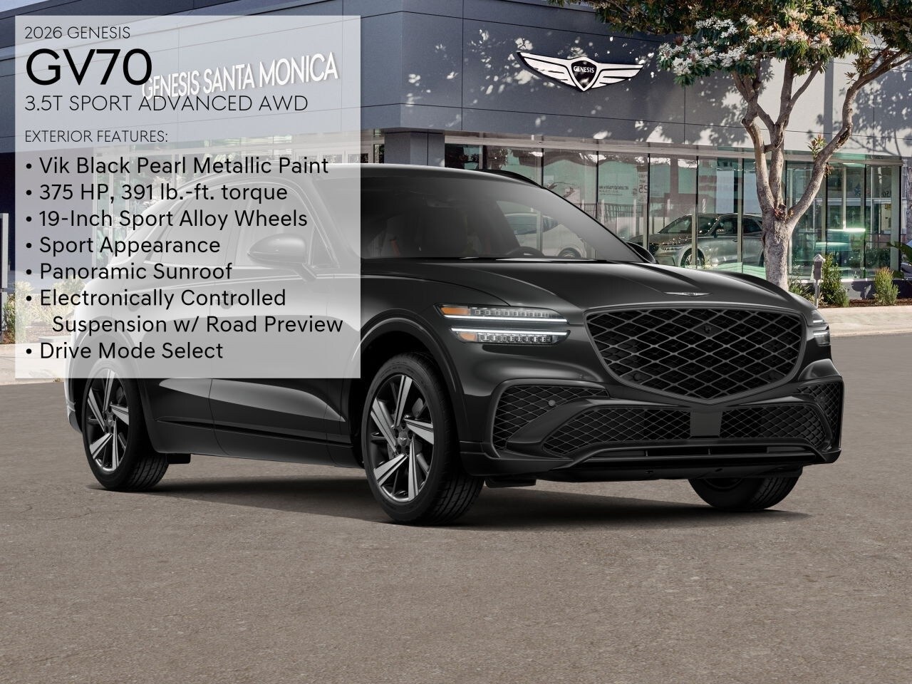 2026 Genesis GV70 3.5T Sport Advanced photo 2