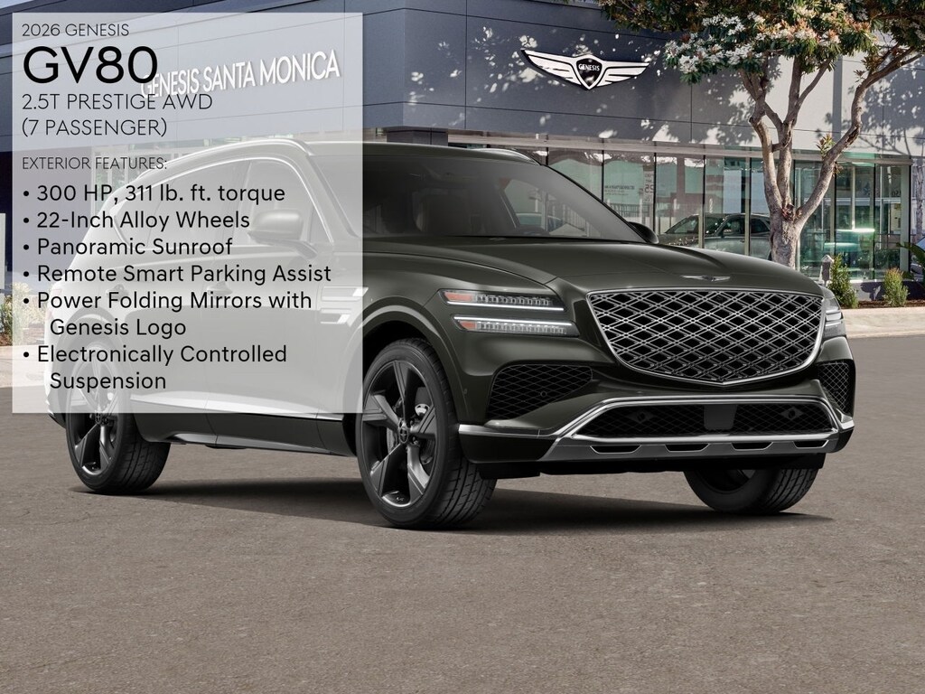 New 2026 Genesis GV80 2.5T Prestige SUV