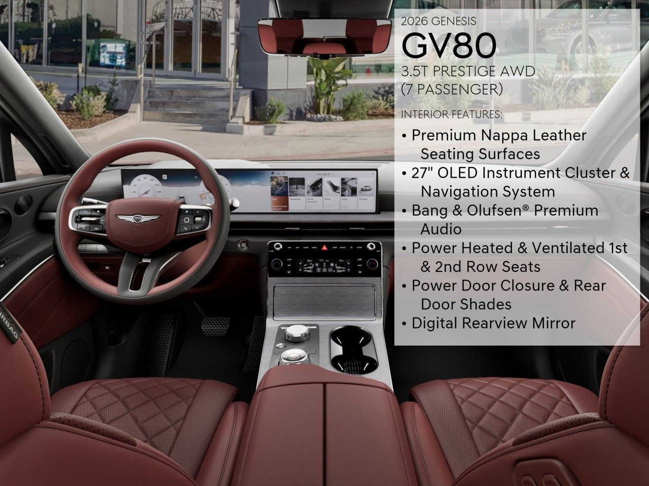 2026 GENESIS GV80 Prestige - Photo 21