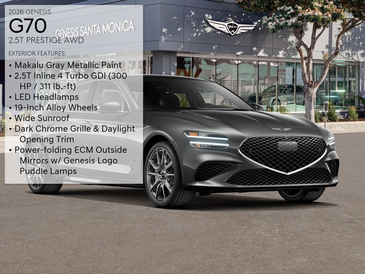 2026 Genesis G70 2.5T Prestige AWD photo 2