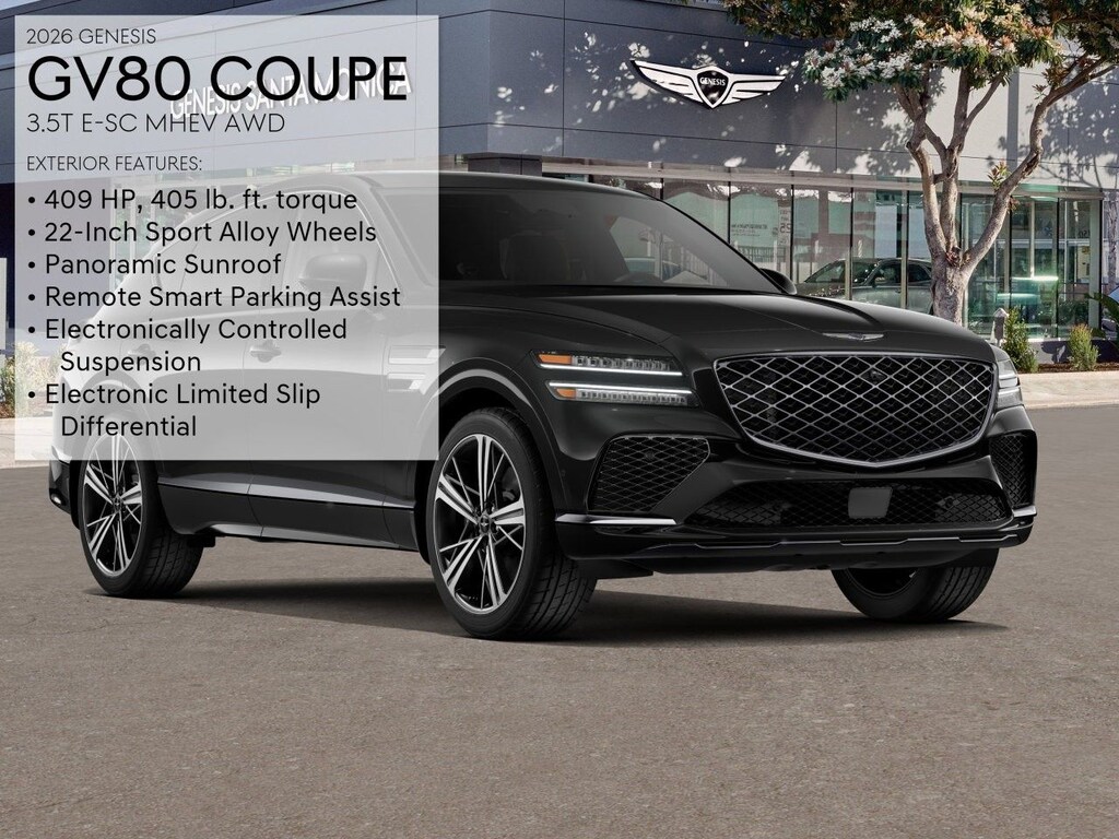 New 2026 Genesis GV80 Coupe 3.5T e-SC SUV