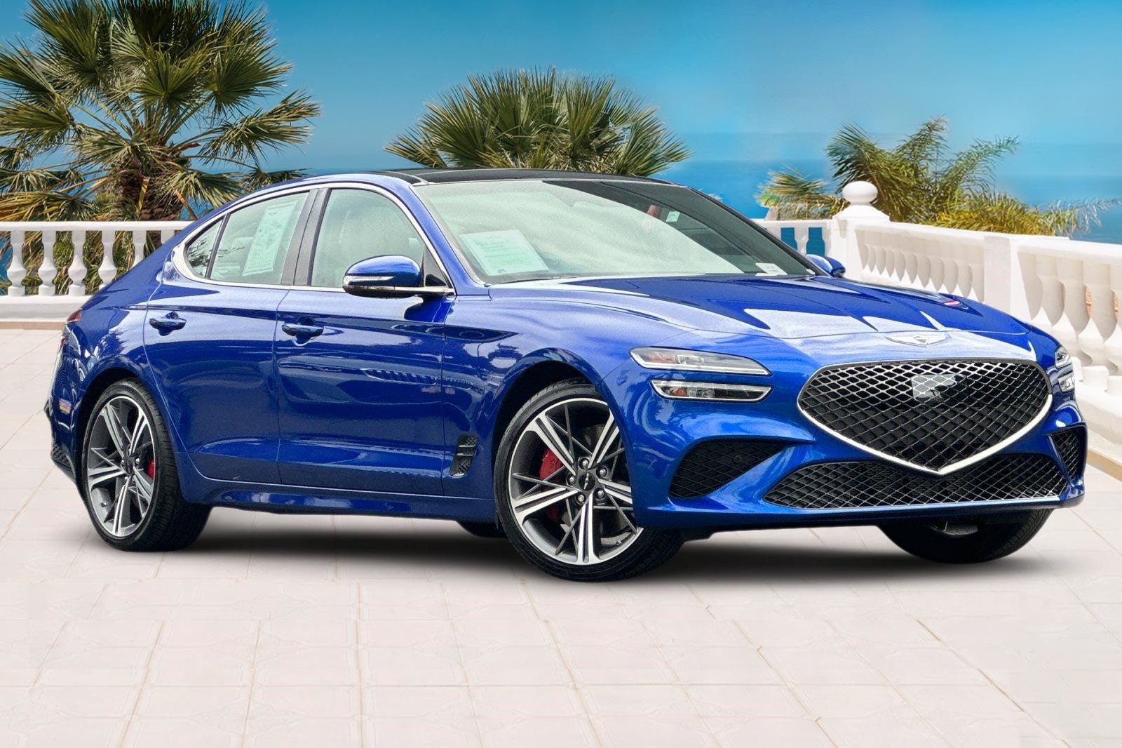 Certified 2025 GENESIS G70 Standard with VIN KMTG34SC7SU148549 for sale in Santa Monica, CA