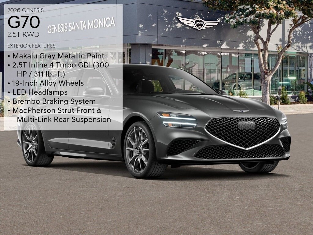 New 2026 Genesis G70 2.5T Sedan