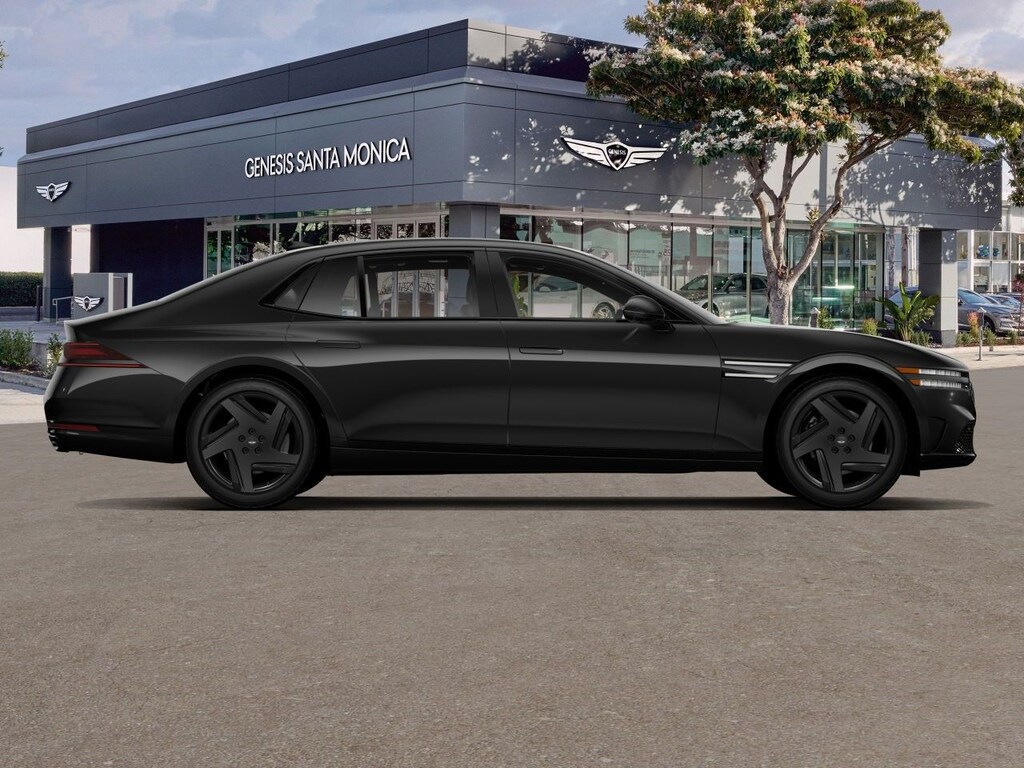 New 2026 Genesis G90 3.5T e-SC Prestige Black Sedan
