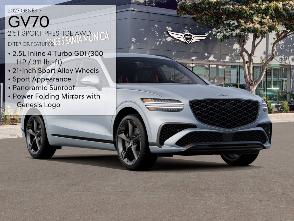New 2027 Genesis GV70 2.5T Sport Prestige SUV
