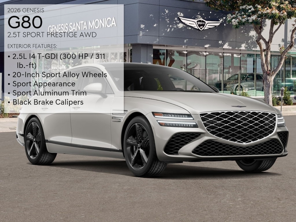 New 2026 Genesis G80 2.5T Sport Prestige Sedan
