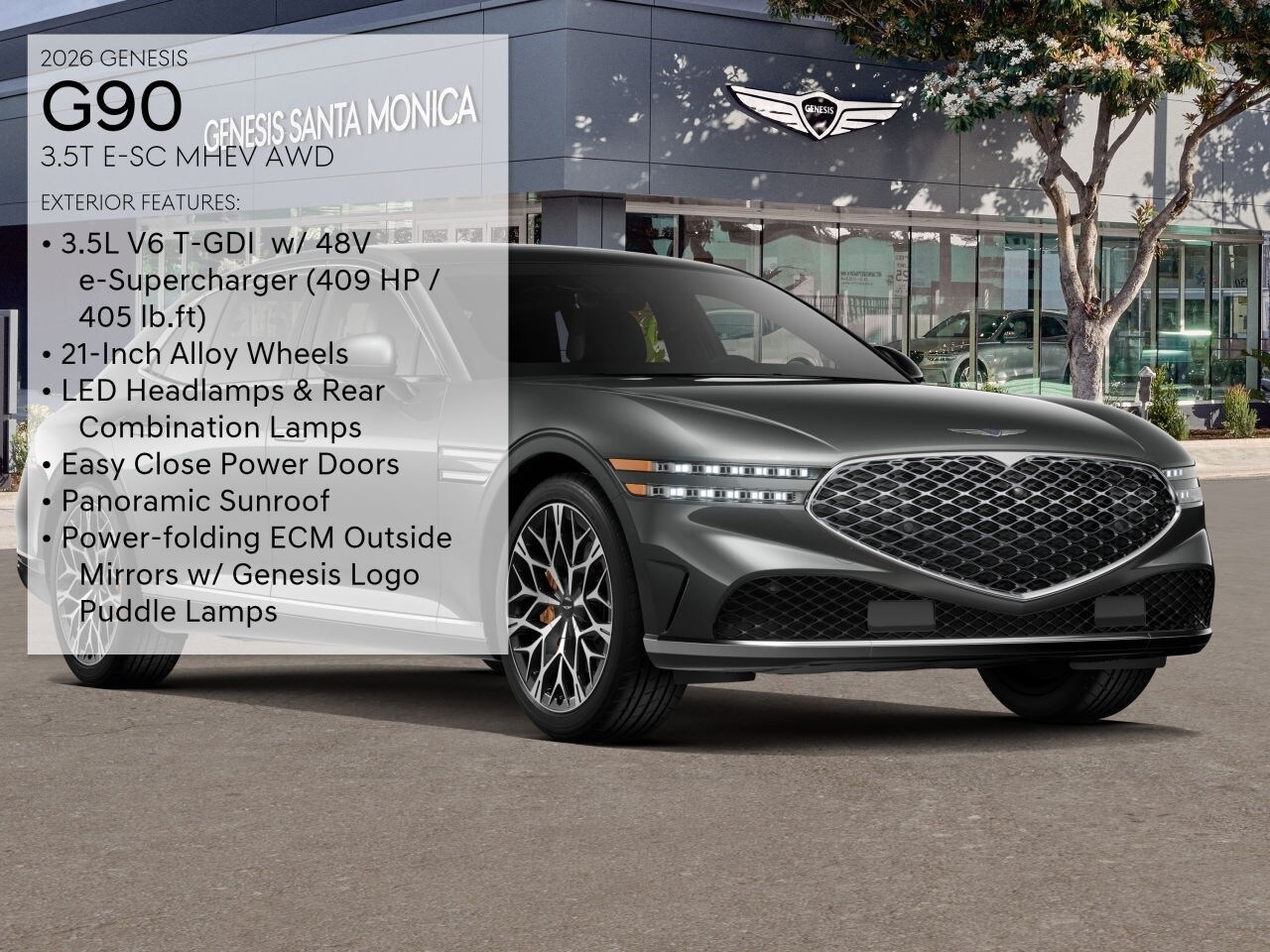 2026 Genesis G90 3.5T E-Supercharger photo 2