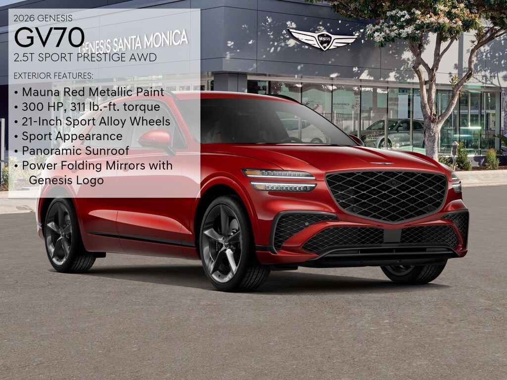 New 2026 Genesis GV70 2.5T Sport Prestige SUV