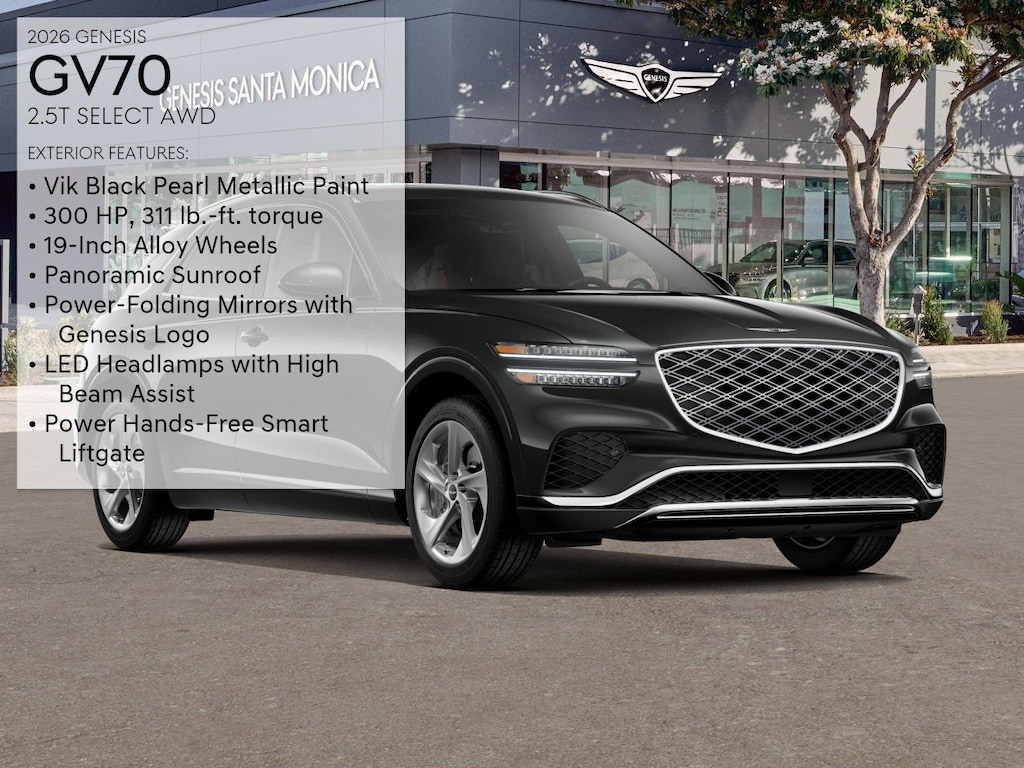 New 2026 Genesis GV70 2.5T Select AWD SUV