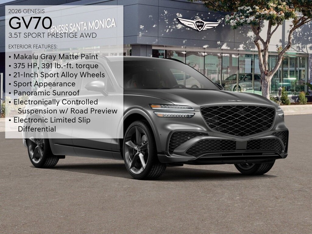 New 2026 Genesis GV70 3.5T Sport Prestige AWD SUV