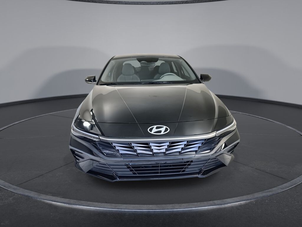 Certified 2025 Hyundai Elantra Hybrid Blue Sedan