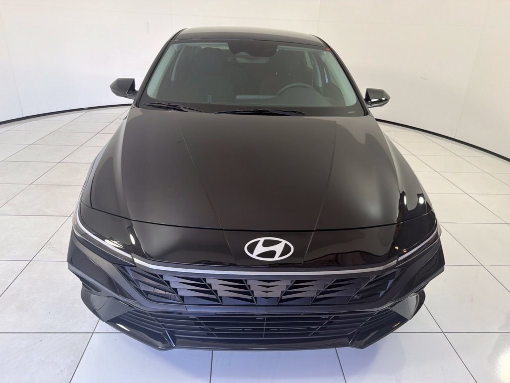 Certified 2025 Hyundai Elantra Hybrid Blue Sedan