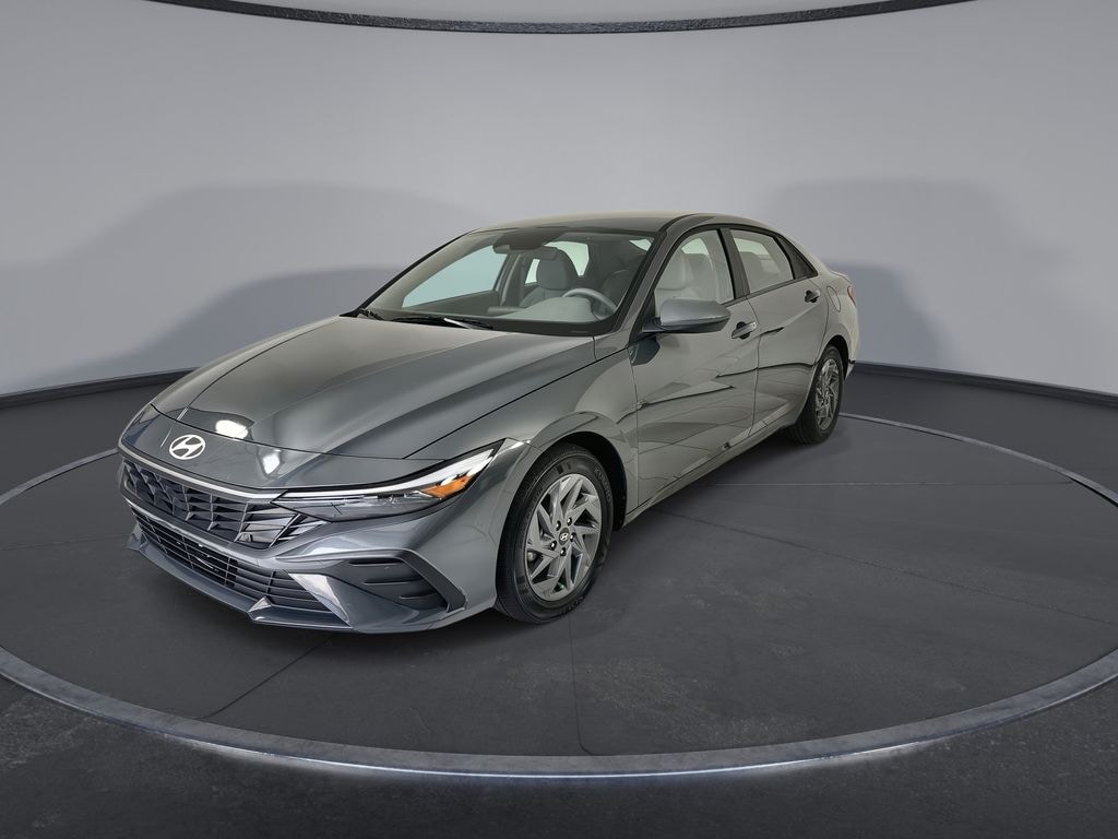 Used 2026 Hyundai Elantra Hybrid Blue Sedan