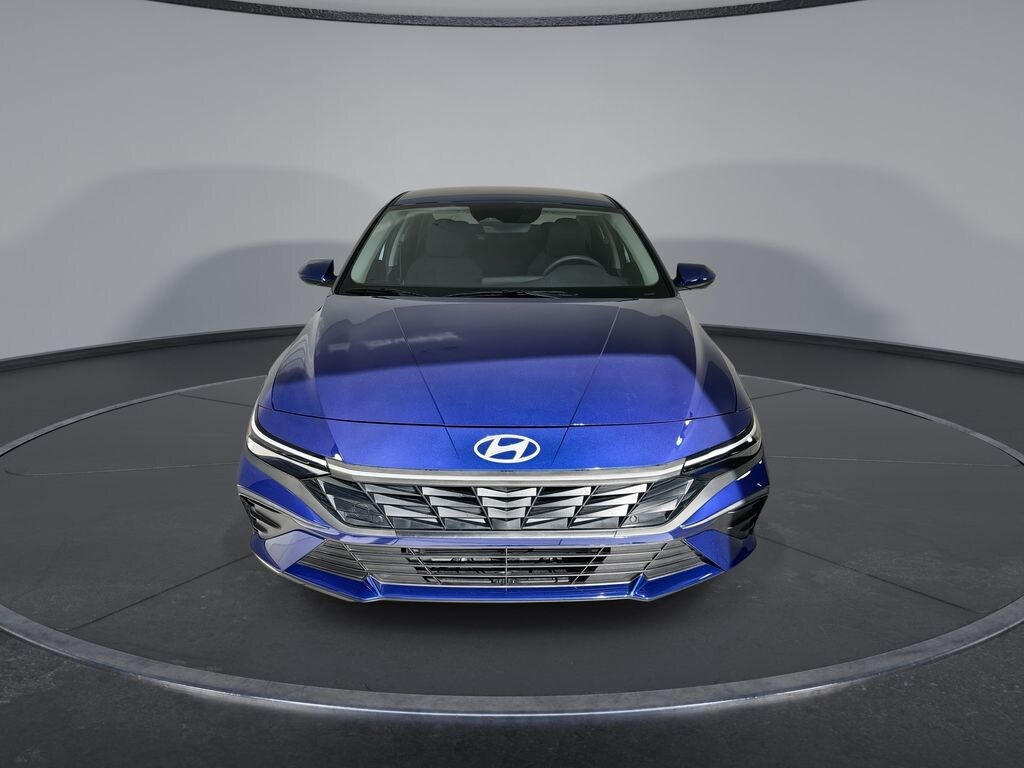 Certified 2025 Hyundai Elantra Hybrid Blue Sedan