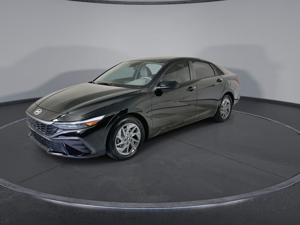 Certified 2025 Hyundai Elantra Hybrid Blue Sedan