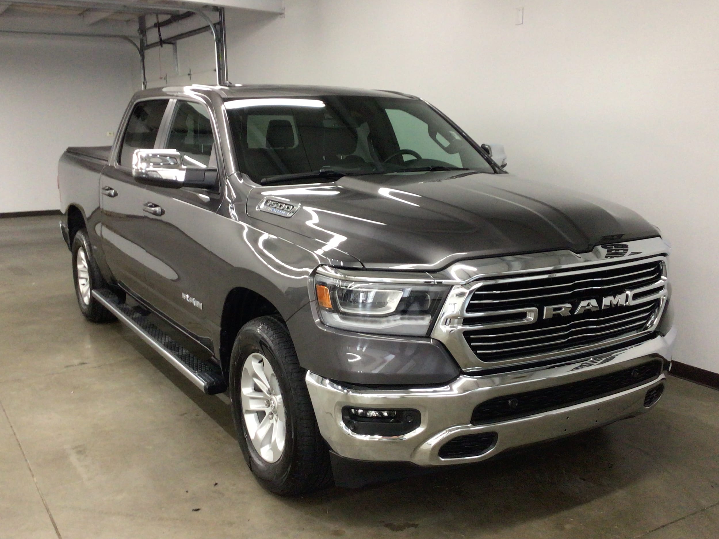 Used 2023 RAM Ram 1500 Pickup Laramie with VIN 1C6SRFJT5PN640073 for sale in Fremont, NE