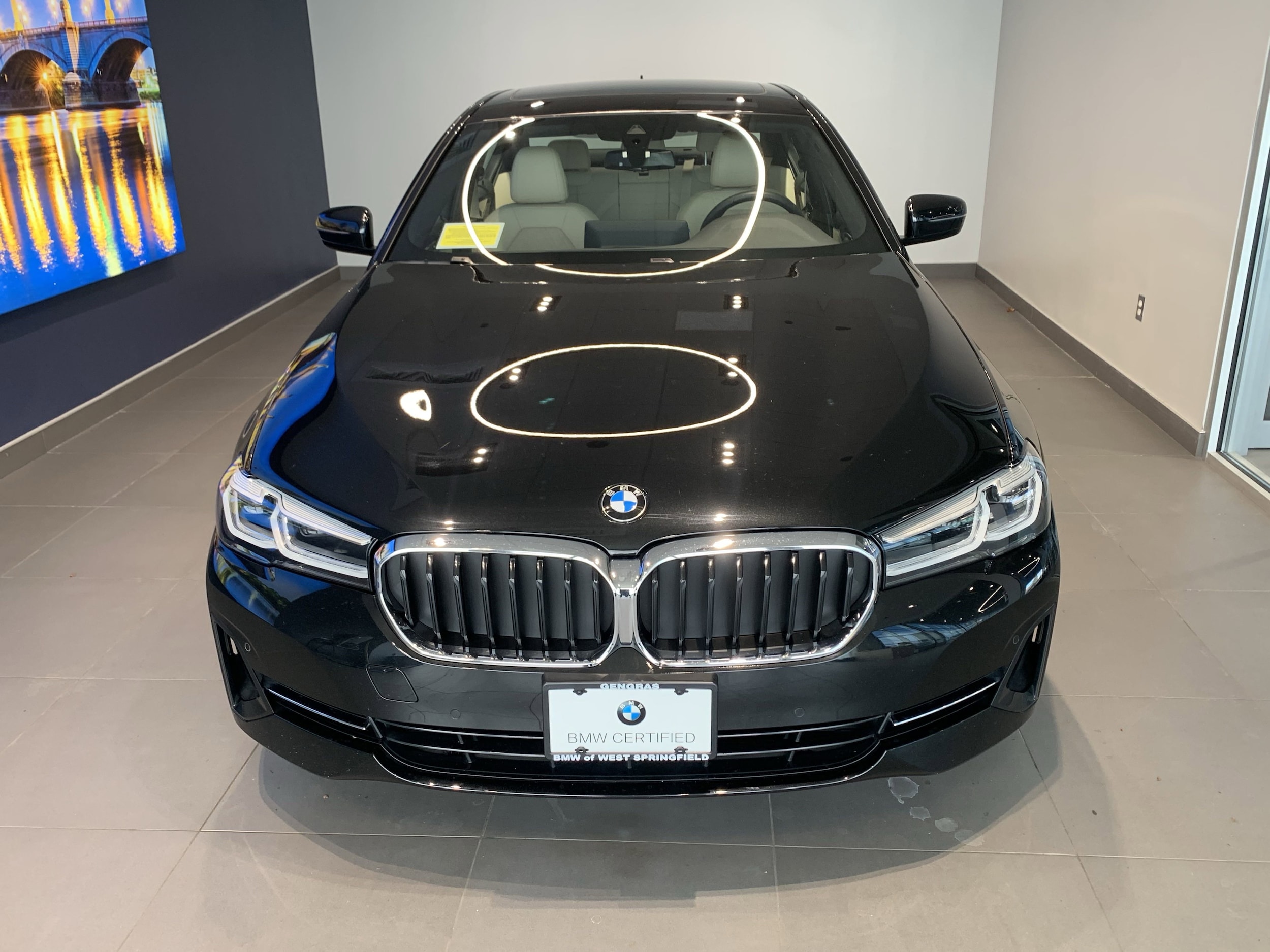 Certified 2022 BMW 5 Series 530i with VIN WBA13BJ00NWX59223 for sale in West Springfield, MA