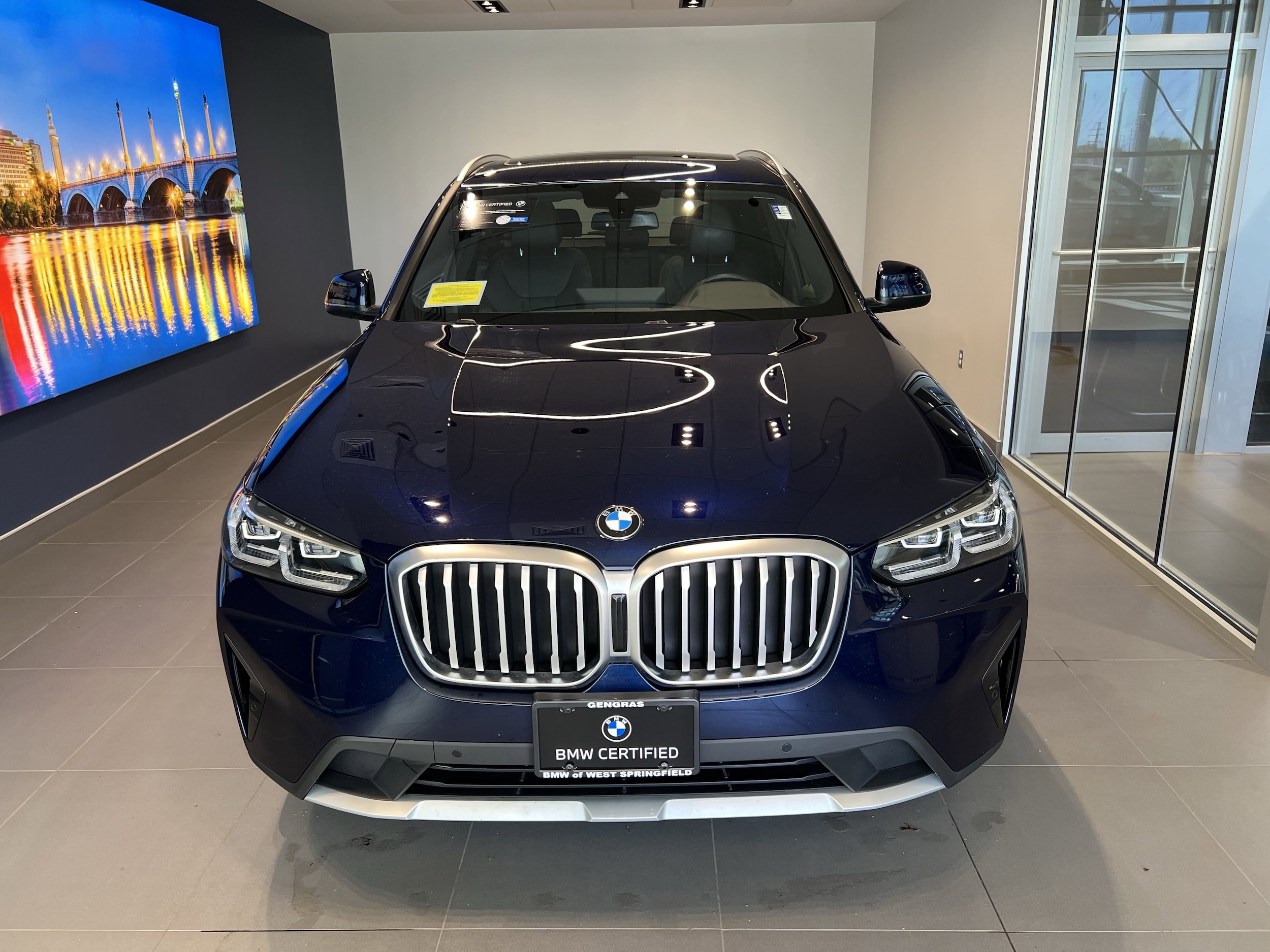 Certified 2023 BMW X3 30i with VIN 5UX53DP02P9P70537 for sale in West Springfield, MA