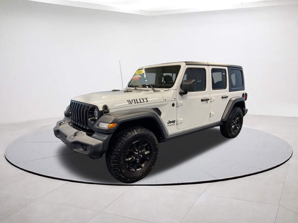 Certified 2020 Jeep Wrangler Unlimited Willys Willys 4x4