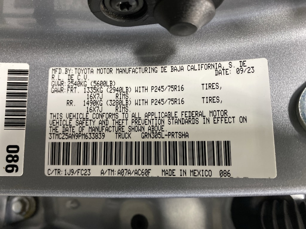 Used 2023 Toyota Tacoma 4WD