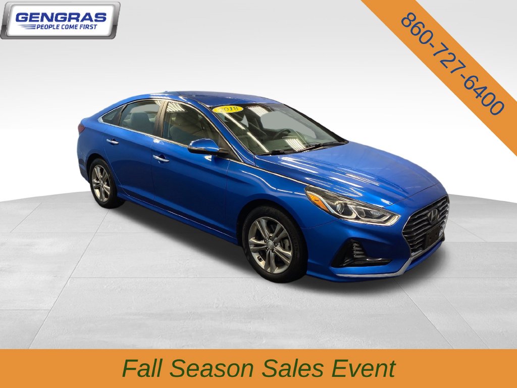Used 2018 Hyundai Sonata SEL with VIN 5NPE34AF3JH616710 for sale in East Hartford, CT