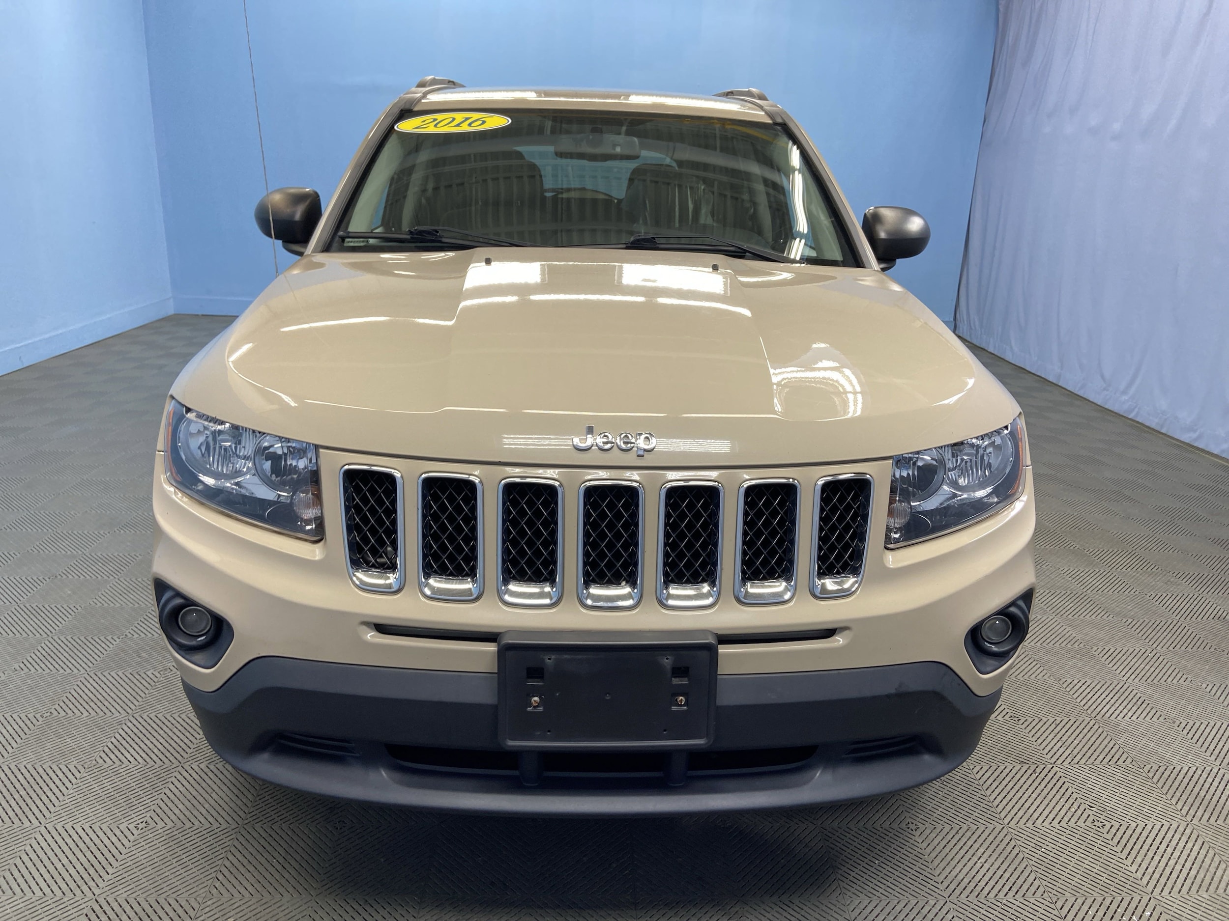 Certified 2016 Jeep Compass Sport with VIN 1C4NJDBB9GD789552 for sale in Plainville, CT