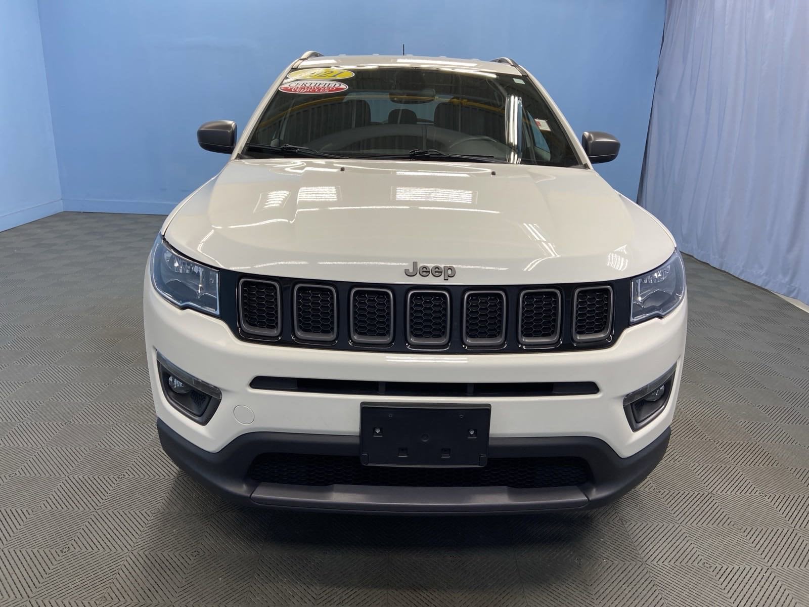 Certified 2021 Jeep Compass 80th Spec. Edition with VIN 3C4NJDEB0MT546388 for sale in Hartford, CT
