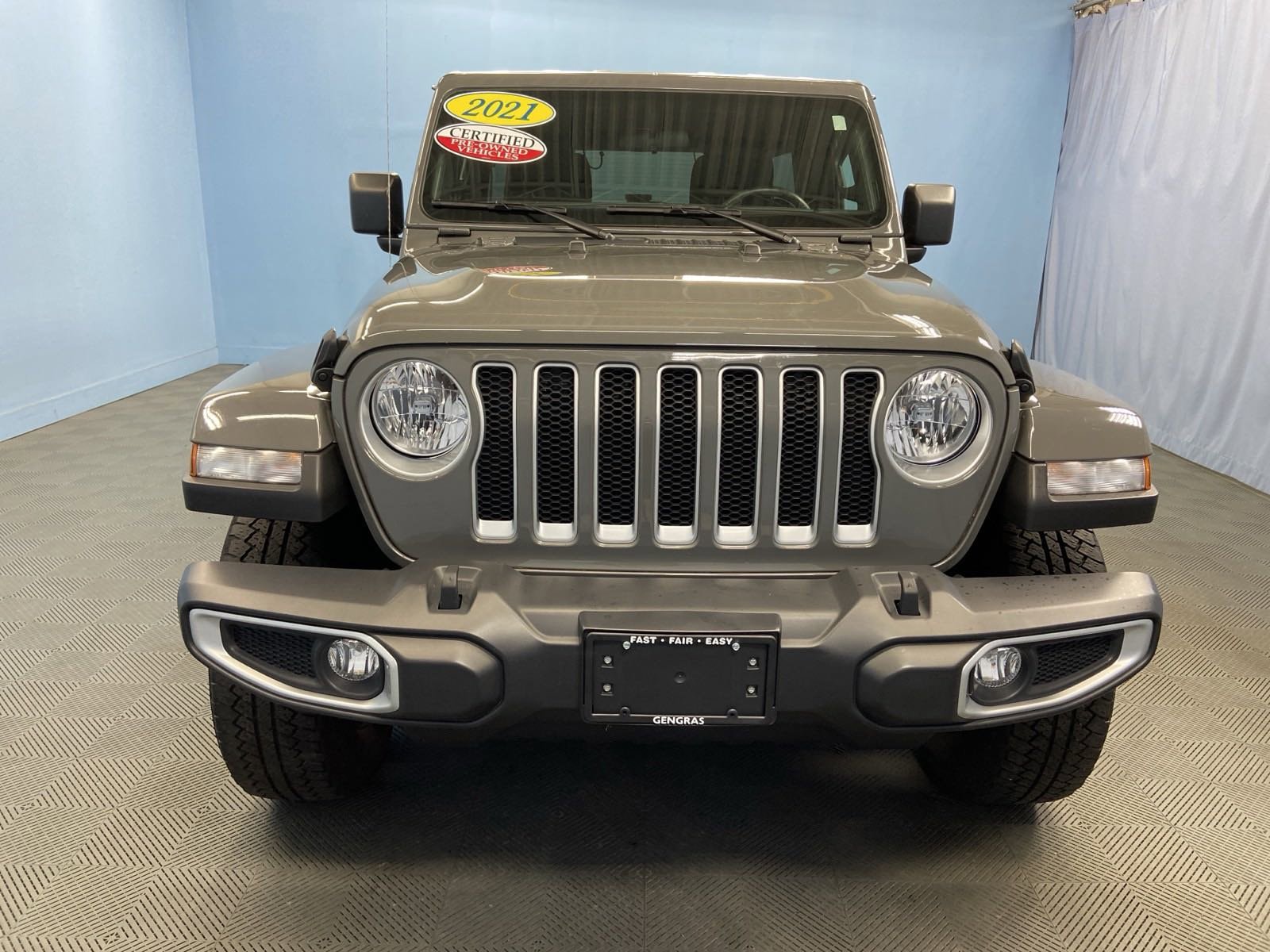 Certified 2021 Jeep Wrangler Unlimited Sahara with VIN 1C4HJXEN7MW538839 for sale in Hartford, CT