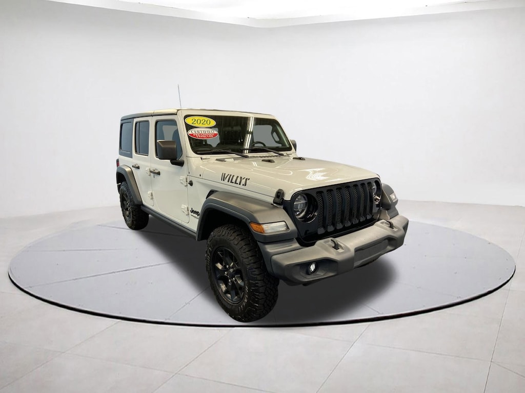 Certified 2020 Jeep Wrangler Unlimited Willys Willys 4x4