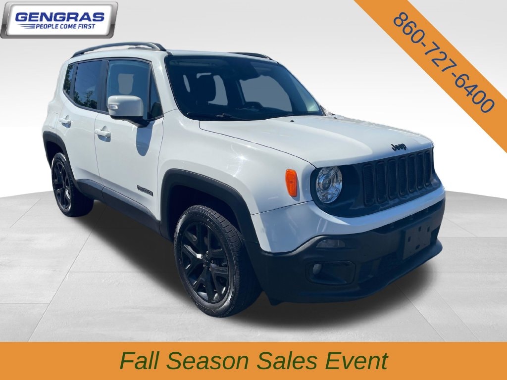 Certified 2017 Jeep Renegade Altitude Package with VIN ZACCJBBB7HPF53044 for sale in East Hartford, CT