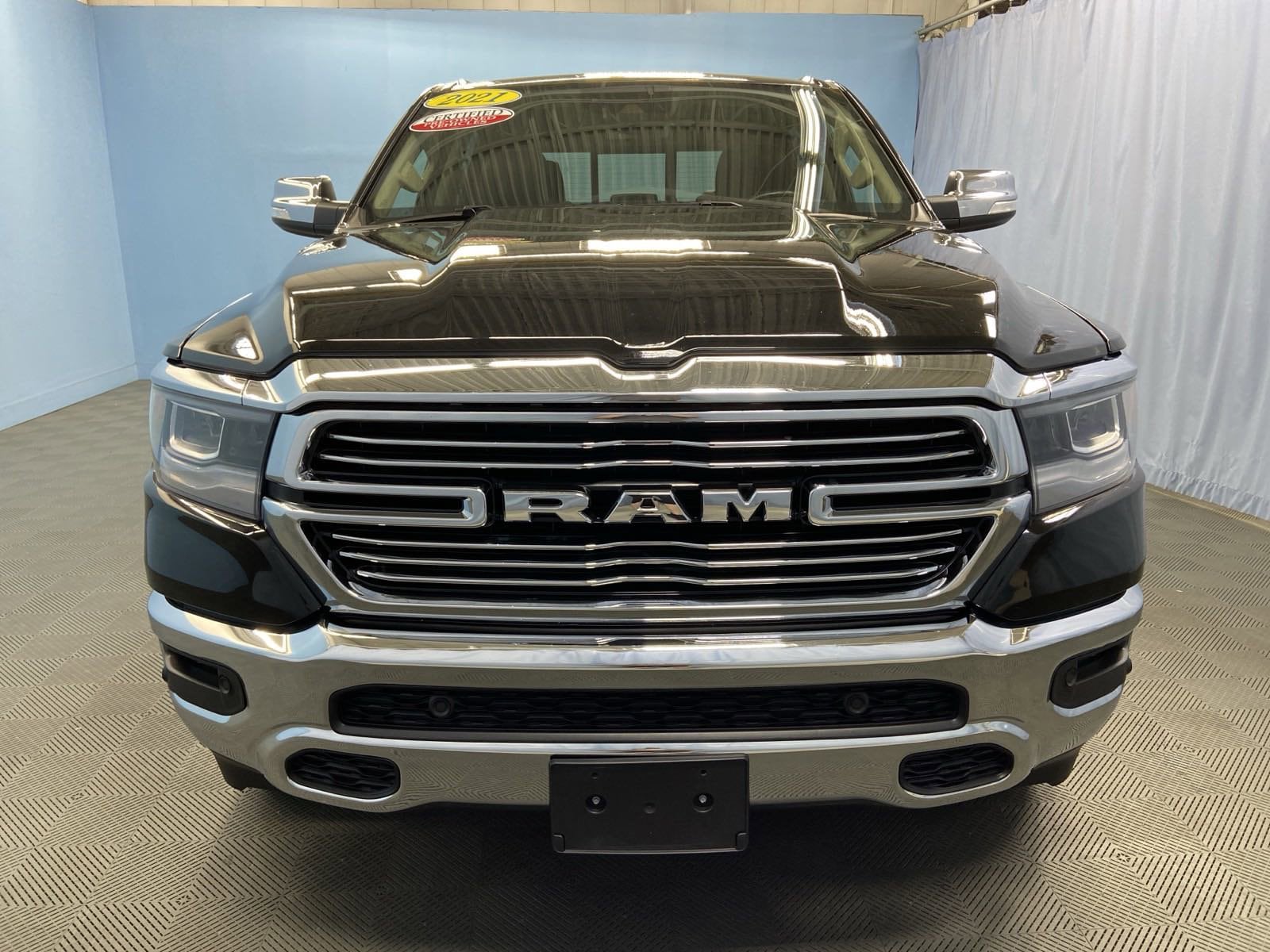 Used 2021 RAM Ram 1500 Pickup Laramie with VIN 1C6SRFJT6MN751257 for sale in Hartford, CT