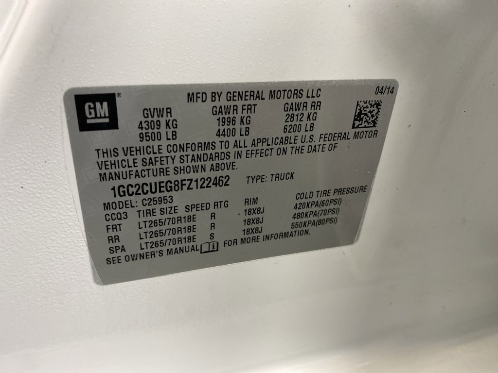 Used 2015 Chevrolet Silverado 2500HD Work Truck Truck