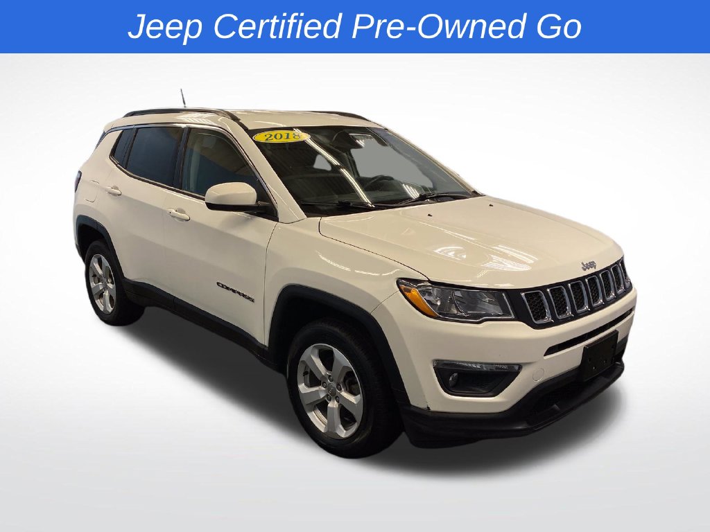 Certified 2018 Jeep Compass Latitude with VIN 3C4NJDBB1JT436840 for sale in East Hartford, CT