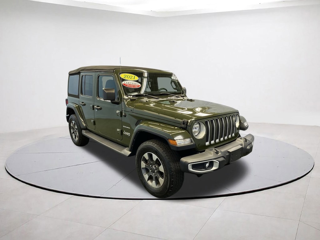 Certified 2021 Jeep Wrangler Unlimited Sahara Unlimited Sahara 4x4