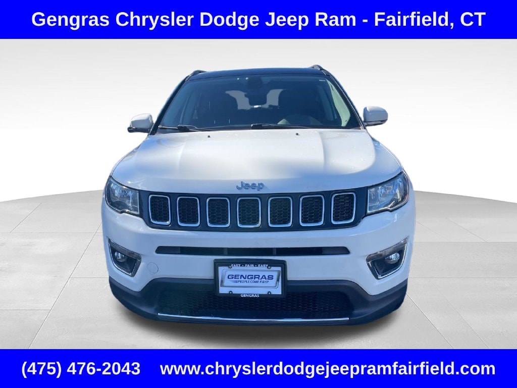 Used 2020 Jeep Compass Limited with VIN 3C4NJDCB8LT209341 for sale in Fairfield, CT