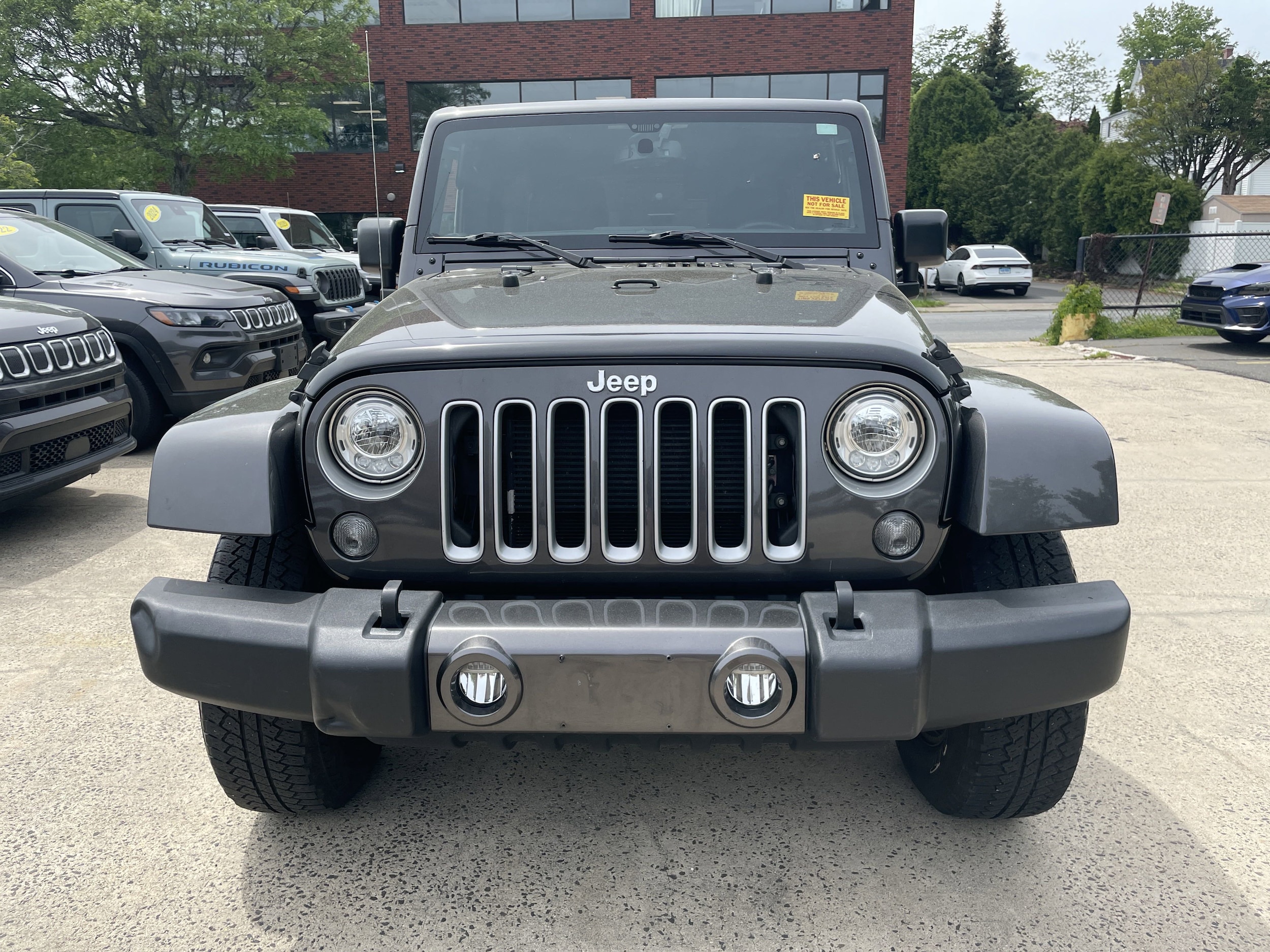 Used 2017 Jeep Wrangler Unlimited Sahara with VIN 1C4HJWEG6HL599926 for sale in Fairfield, CT
