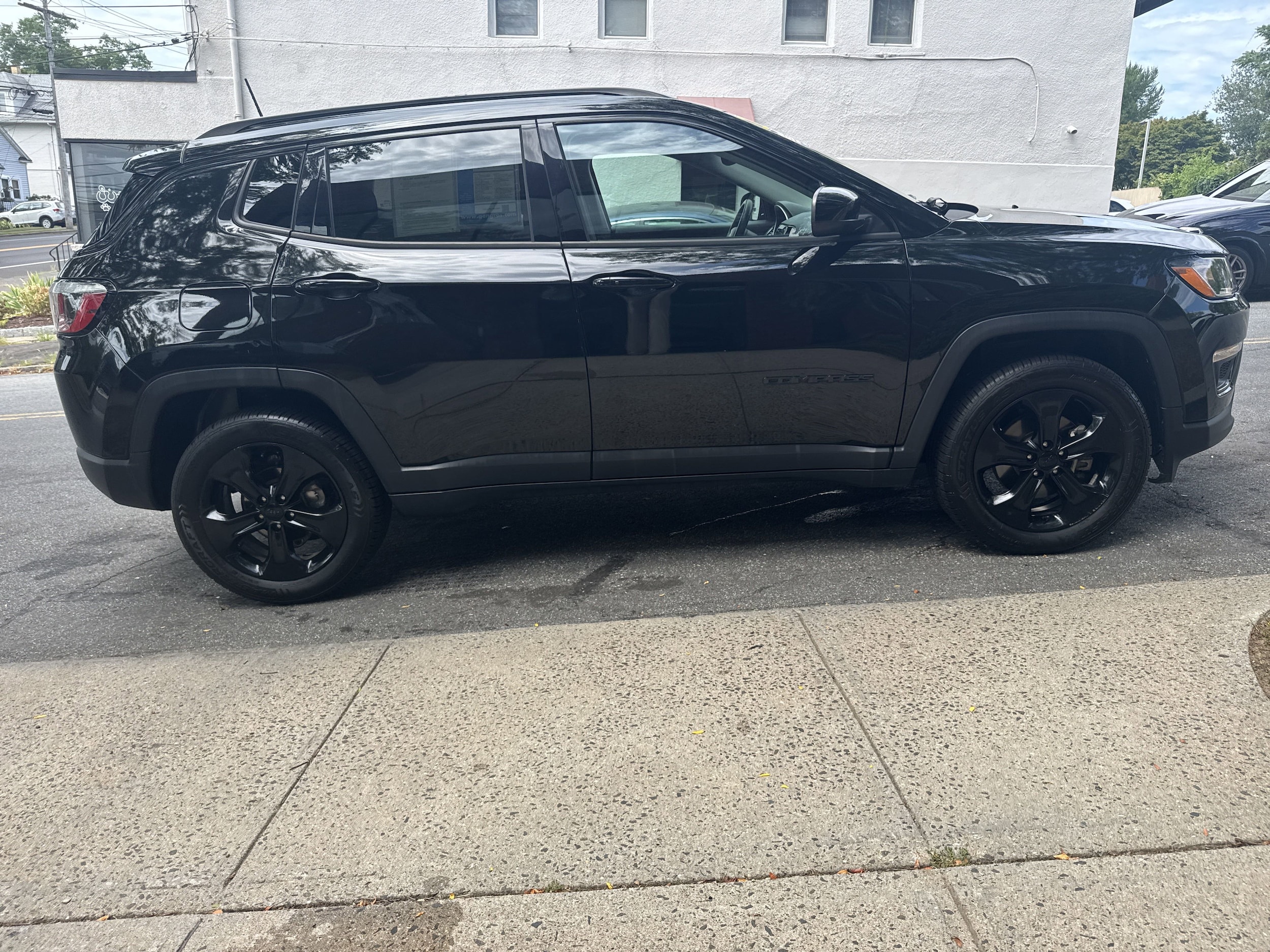 Used 2020 Jeep Compass Altitude with VIN 3C4NJDBB0LT209982 for sale in Fairfield, CT