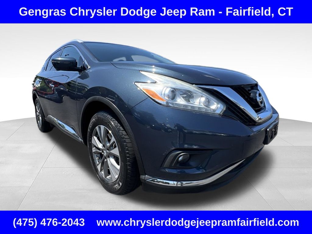 Used 2017 Nissan Murano SL with VIN 5N1AZ2MH5HN184173 for sale in Fairfield, CT