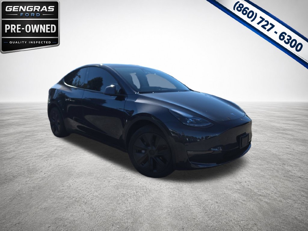 Used 2024 Tesla Model Y Long Range with VIN 7SAYGDEEXRA300895 for sale in Plainville, CT